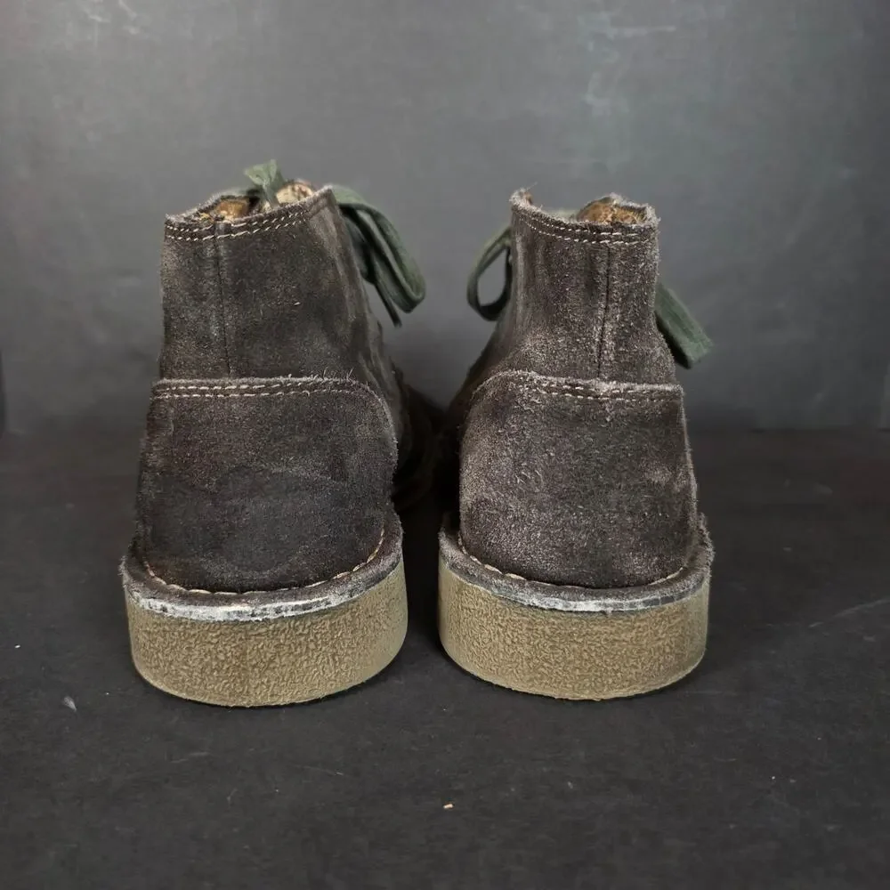 Bass Todd Olive Suede Desert Boots Chukka Olive Laces Mens Sz 9.5M